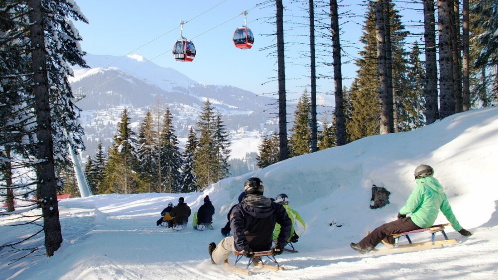 Rodelen in Arosa Lenzerheide.